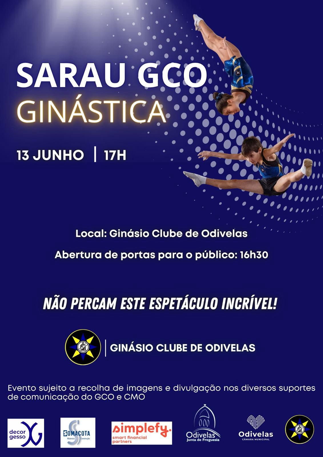 Grande Sarau de Ginástica do GCO Promete Espetáculo Incrível