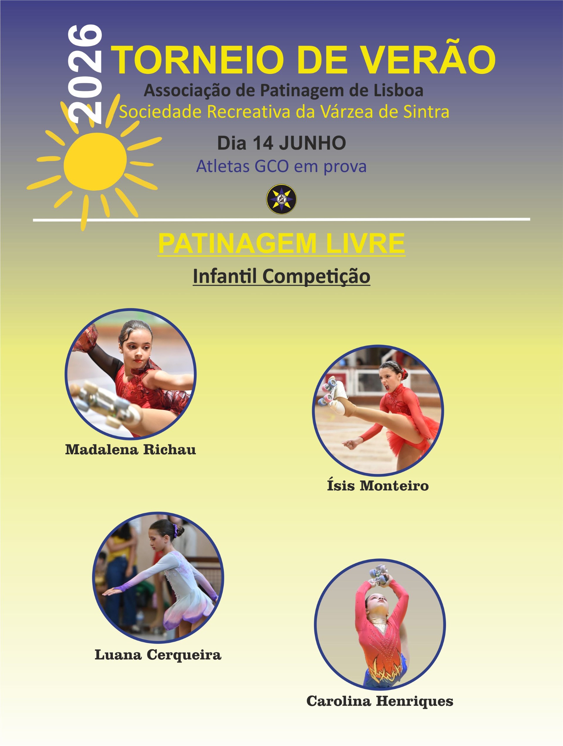 GCO em Competição no Torneio de Verão de Patinagem Artística
